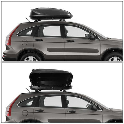 Universal Roof Rack Cross Bar - W/Lock+Cargo Box - Aluminum - 10