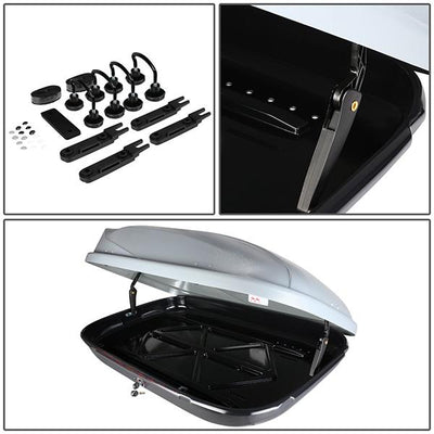 Universal Roof Rack Cross Bar - W/Lock+Cargo Box - Aluminum - 6