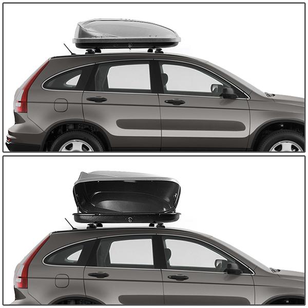 Universal Roof Rack Cross Bar - W/Lock+Cargo Box - Aluminum - 10