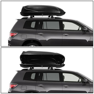 Universal Roof Rack Cross Bar - W/Lock+Cargo Box - Aluminum - 10