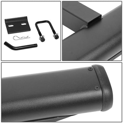 Universal Hitch Step - 2 in.  - Receiver Rear Bumper Trailer - 26 in.  Wide X 4 in. Oval - PT-ZTL-8102-BK - 4