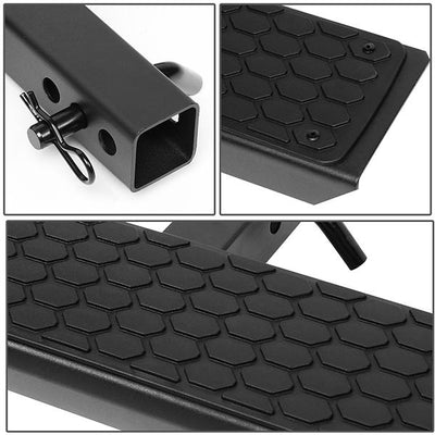 Universal Hitch Step - 2 in.  - Receiver Rear Bumper Trailer - 26 in. Wide X 5 in. Long - PT-ZTL-8103-BK - 3
