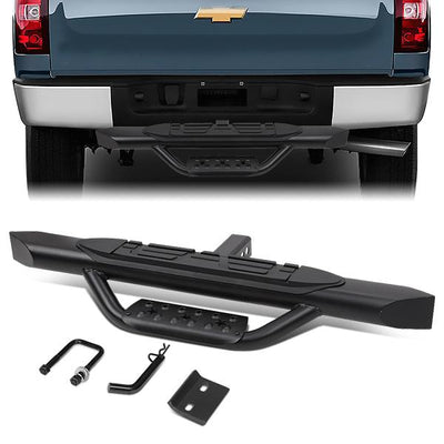 Hitch Step - 2 in.  Receiver Truck Bed - Heavy Duty - 3.75 in. Od - Oval - Aluminum - PT-ZTL-8116 - 1
