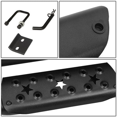 Hitch Step - 2 in. Receivers Truck Bed - Heavy Duty - 3.75 in. Od - Oval - Aluminum - PT-ZTL-8118 - 4