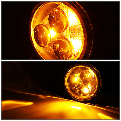 D-Motoring - 07-18 Jeep WranglerFog Lights - Front LED Turn Signal Light - Amber Lens - Plug-n-play - Pair - 3