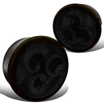 D-Motoring - 07-18 Jeep WranglerFog Lights - Front LED Turn Signal Light - Smoked Lens - Plug-n-play - Pair - 1