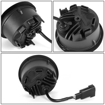 D-Motoring - 07-18 Jeep WranglerFog Lights - Front LED Turn Signal Light - Smoked Lens - Plug-n-play - Pair - 6