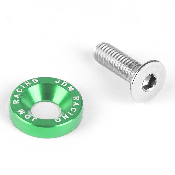 M6X1.0 Fender Washer Dress Up Kits - 20mm - Aluminum - Green - PT-ZTL-9051-GN - 4