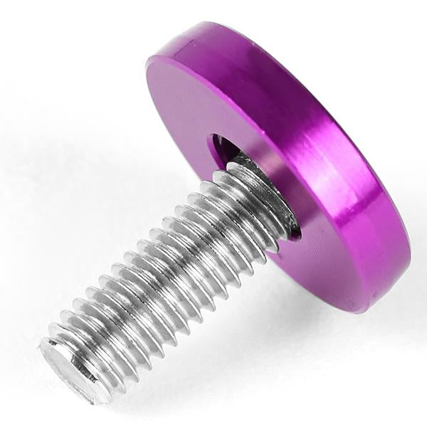M6X1.0 Fender Washer Dress Up Kits - 20mm - Aluminum - Purple - PT-ZTL-9051-PP - 3
