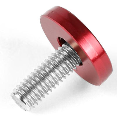 M6X1.0 Fender Washer Dress Up Kits - 20mm - Aluminum - Red - PT-ZTL-9051-RD - 3