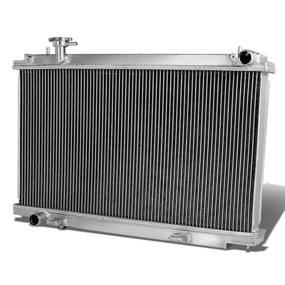 D-Motoring - Radiator - Inlet/Outlet: 1.25 / 1.25 - 2-Row - Aluminum - 03-09 Nissan 350Z / Infiniti G35 - 1