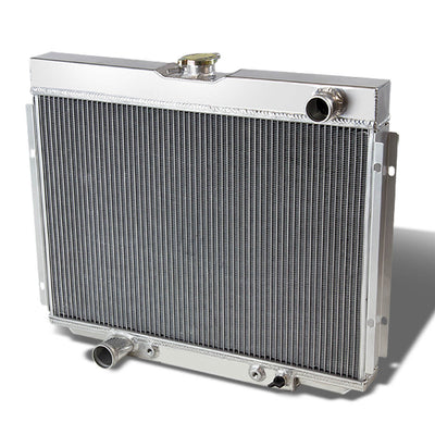D-Motoring - Radiator - Inlet/Outlet: 1.50 / 1.75 - 3-Row - Aluminum - Ford Mustang/Falcon/Fairlane/Mercury Cougar V8 - 1