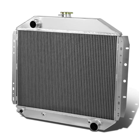 D-Motoring - Radiator - Inlet/Outlet: 1.80 / 2.00 - 3-Row - Aluminum - Ford Bronco/Ford F-Series - 1