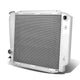 D-Motoring - Radiator - Inlet/Outlet: 1.50 / 1.75 - 3-Row - Aluminum - 66-77 Ford Bronco - 1