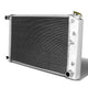 D-Motoring - Radiator - Inlet/Outlet: 1.50 / 1.50 - 3-Row - Aluminum - Buick Cutlass/Chevy Camaro - 1