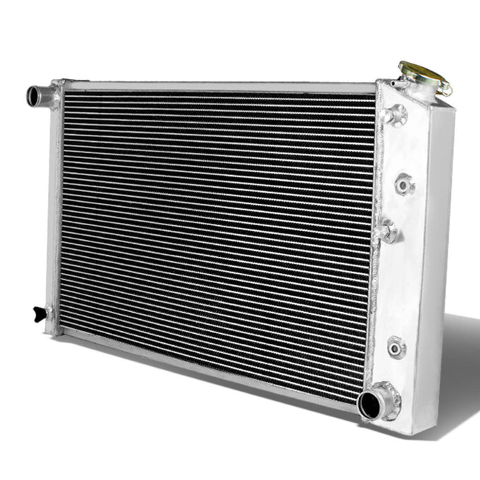 D-Motoring - Radiator - Inlet/Outlet: 1.50 / 1.50 - 3-Row - Aluminum - Buick Cutlass/Chevy Camaro - 1