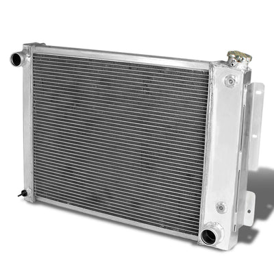 D-Motoring - Radiator - Inlet/Outlet: 1.75 / 2.00 - 3-Row - Aluminum - Chevy Camaro/Firebird T/A I6/V8 - 1