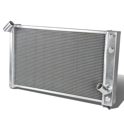 D-Motoring - Radiator - Inlet/Outlet: 1.25 / 1.50 - 2-Row - Aluminum - Chevy Corvette 7.0L /7.4L V8 - AT / MT - 1