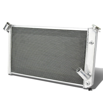 D-Motoring - Radiator - Inlet/Outlet: 1.50 / 1.75 - 3-Row - Aluminum - Chevy Corvette V8 5.7/7.4L - 1