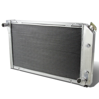 D-Motoring - Radiator - Inlet/Outlet: 1.50 / 1.625 - 3-Row - Aluminum - Chevrolet Chevy Corvette V8 5.7L/5.0L - 1