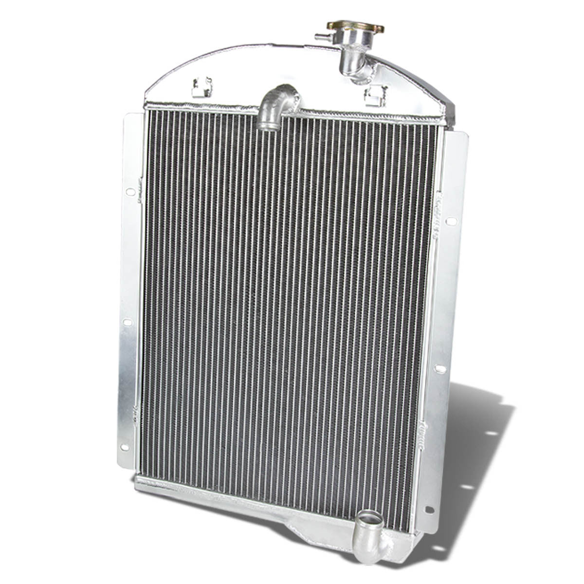 D-Motoring - Radiator - Inlet/Outlet: 1.25 / 1.25 - 3-Row - Aluminum - Chevy Truck / Pickup L6 6CYL - MT - 1