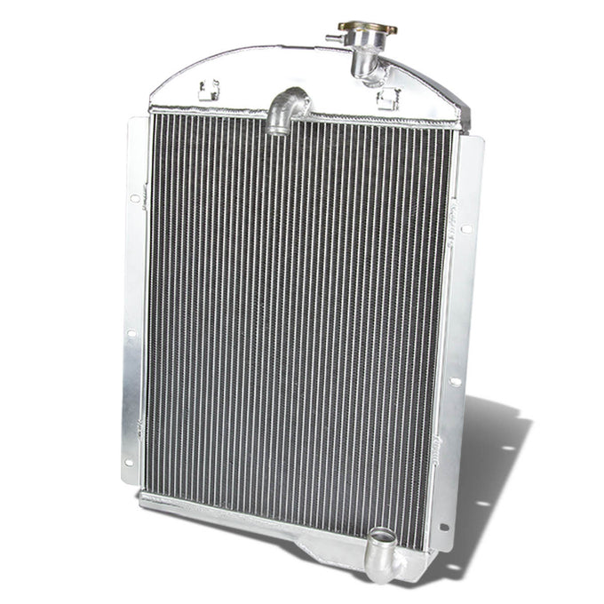 D-Motoring - Radiator - Inlet/Outlet: 1.25 / 1.25 - 3-Row - Aluminum - Chevy Truck / Pickup L6 6CYL - MT - 1