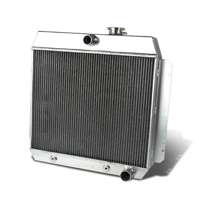 D-Motoring - Radiator - Inlet/Outlet: 1.50 / 1.75 - 3-Row - Aluminum - 60-62 GMC 1000-3000 Truck Pickup L6/V8 - 1