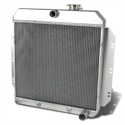 D-Motoring - Radiator - Inlet/Outlet: 1.625 / 1.750 - 3-Row - Aluminum -  Chevy C/K Series C10-C30/K20 Truck Pickup - 1