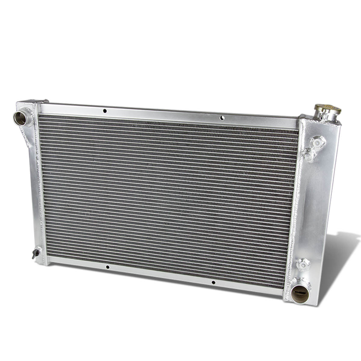 D-Motoring - Radiator - Inlet/Outlet: 1.50 / 1.75 - 3-Row - Aluminum - Chevy/GMC G/P/C/K Series Blazer/GMC Jimmy L6 / V6 - MT - 1