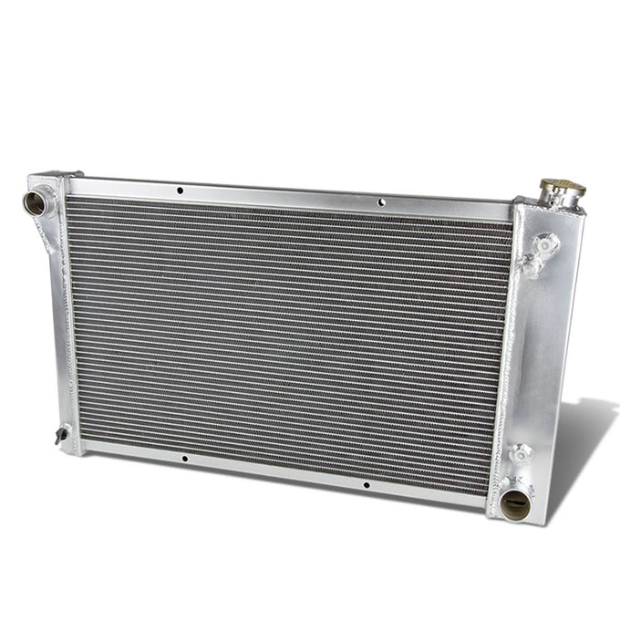 D-Motoring - Radiator - Inlet/Outlet: 1.50 / 1.75 - 3-Row - Aluminum - Chevy/GMC G/P/C/K Series Blazer/GMC Jimmy L6 / V6 - MT - 1