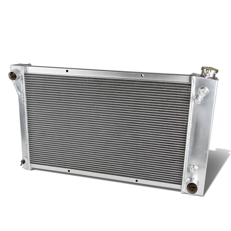 D-Motoring - Radiator - Inlet/Outlet: 1.50 / 1.75 - 3-Row - Aluminum - Chevy/GMC G/P/C/K Series Blazer/GMC Jimmy L6 / V6 - MT - 1