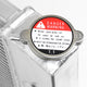 D-Motoring - Radiator - Inlet/Outlet: 1.25 / 1.50 - 3-Row - Aluminum - 71-77 Chevry Vega V8 Conversion - 3