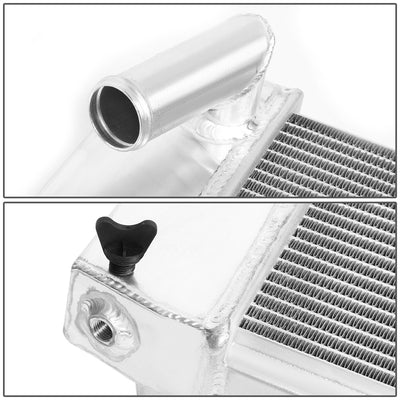 D-Motoring - Radiator - Inlet/Outlet: 1.25 / 1.50 - 3-Row - Aluminum - 71-77 Chevry Vega V8 Conversion - 4