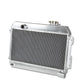 D-Motoring - Radiator - Inlet/Outlet: 1.25 / 1.25 - 3-Row - Aluminum - 68-73 Nissan / Datsun 510 / 521 Pickup 1.6L - 1