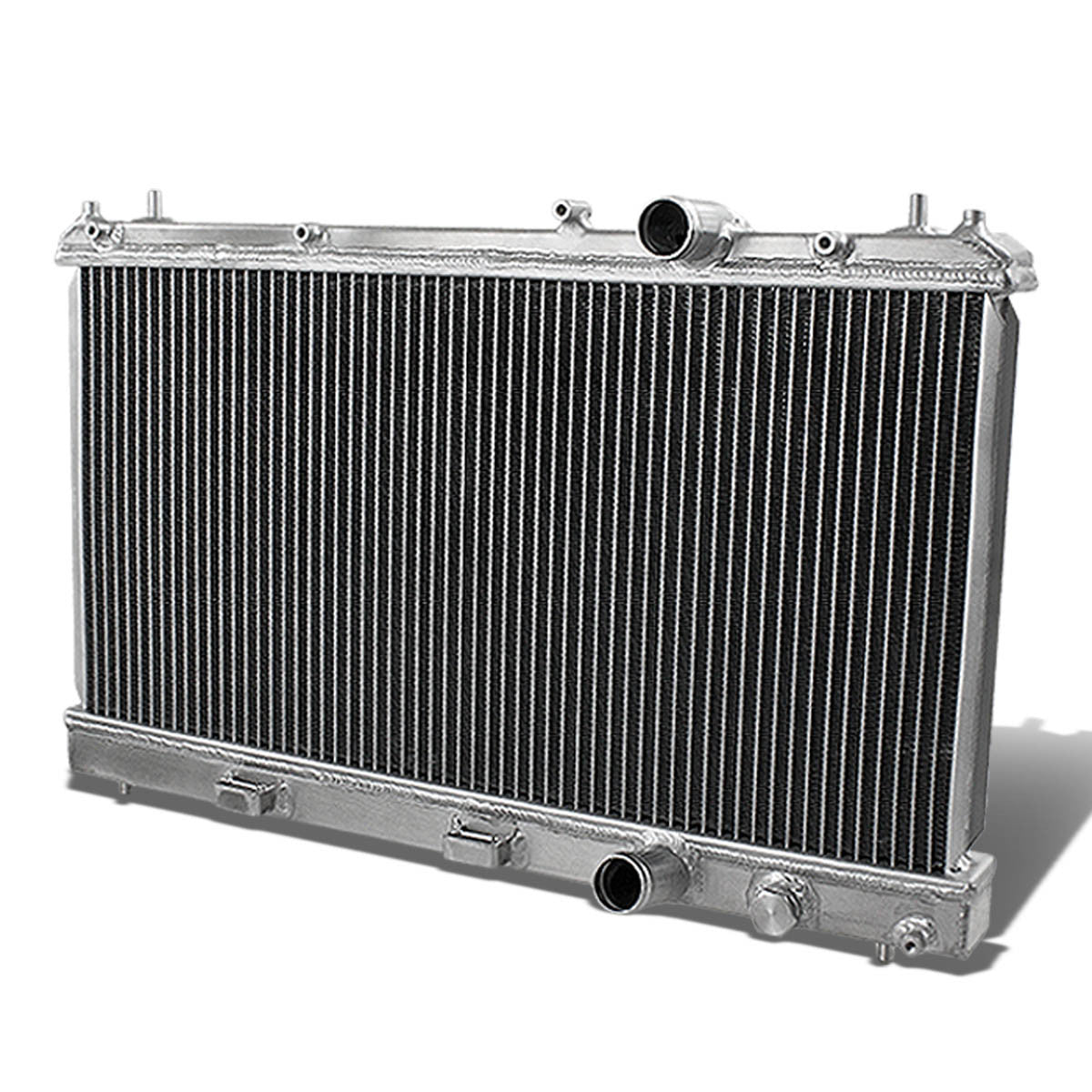 D-Motoring - Radiator - Inlet/Outlet: 1.25 / 1.25 - 2-Row - Aluminum - Dodge/Plymouth Neon - 1