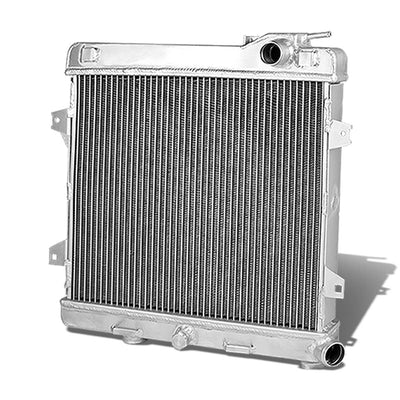 D-Motoring - Radiator - Inlet/Outlet: 1.50 / 1.50 - 2-Row - Aluminum - 88-91 BMW E30 3-Series M3 MT - 1