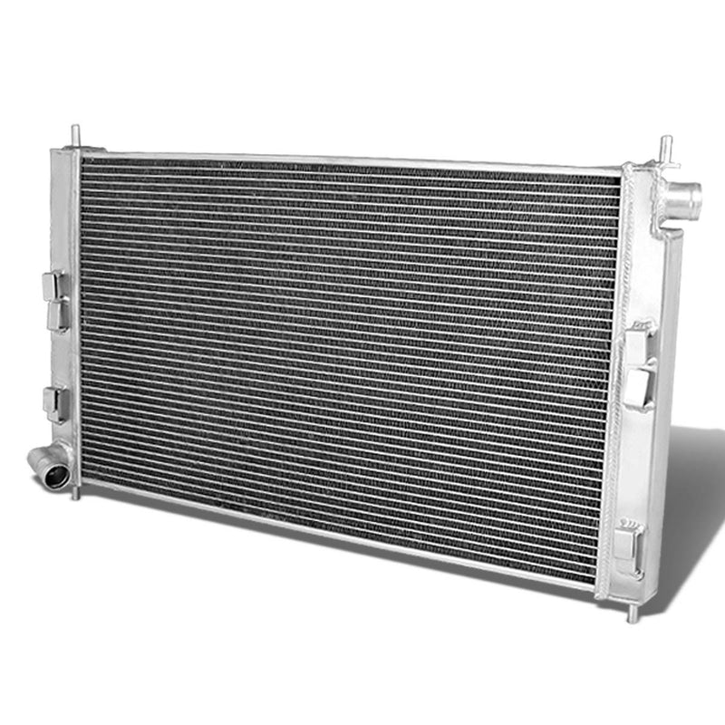 D-Motoring - Radiator - Inlet/Outlet: 1.5 / 1.5 - 2-Row - Aluminum - 09-11 MIT Lancer Evo X Evolution 10 MT - 1