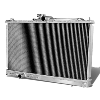 D-Motoring - Radiator - Inlet/Outlet: 1.5 / 1.5 - 3-Row - Aluminum - MIT EVO 7/8/9 Evolution 4G63 - 1