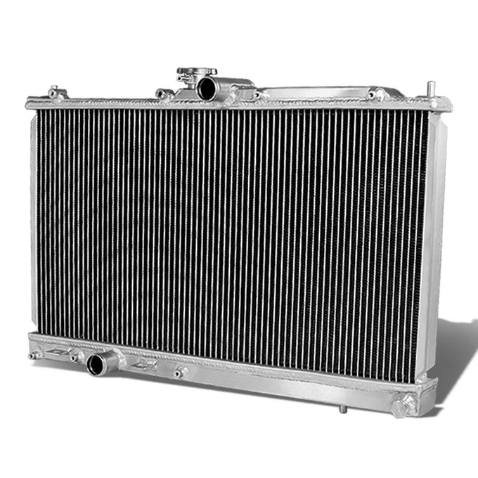 D-Motoring - Radiator - Inlet/Outlet: 1.5 / 1.5 - 3-Row - Aluminum - MIT EVO 7/8/9 Evolution 4G63 - 1