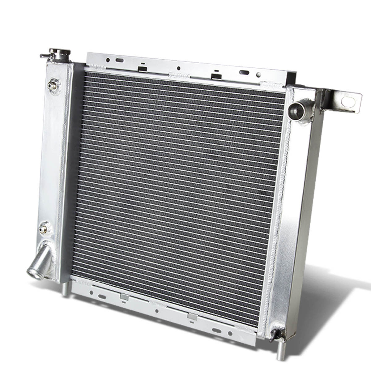 D-Motoring - Radiator - Inlet/Outlet: 1.25 / 1.50 - 2-Row - Aluminum - Ford Explorer/Ranger 3.0L/4.0L - 1