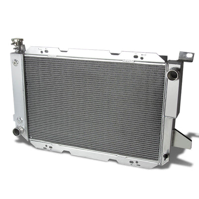 D-Motoring - Radiator - Inlet/Outlet: 1.75 / 1.75 - 3-Row - Aluminum - Ford F150/F250/Bronco 5.0L V8 - 1