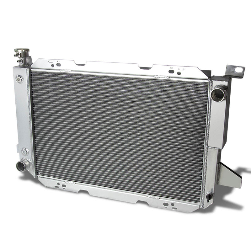 D-Motoring - Radiator - Inlet/Outlet: 1.75 / 1.75 - 3-Row - Aluminum - Ford F150/F250/Bronco 5.0L V8 - 1