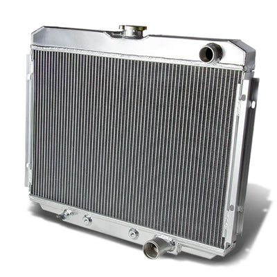 D-Motoring - Radiator - Inlet/Outlet: 1.50 / 1.75 - 3-Row - Aluminum - Ford Mustang / Mercury Cougar XR-7 V8 - 1
