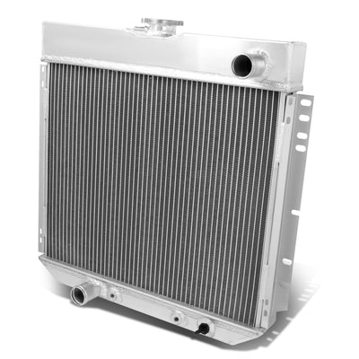 D-Motoring - Radiator - Inlet/Outlet: 1.50 / 1.50 - 3-Row - Aluminum - 67-73 Ford Mustang - 1