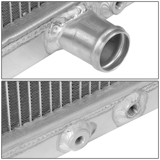 D-Motoring - Radiator - Inlet/Outlet: 1.50 / 1.50 - 3-Row - Aluminum - 67-73 Ford Mustang - 4
