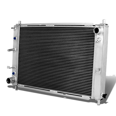 D-Motoring - Radiator - Inlet/Outlet: 1.50 / 1.75 - 3-Row - Aluminum - Ford Mustang V8/V6 AT Auto - 1