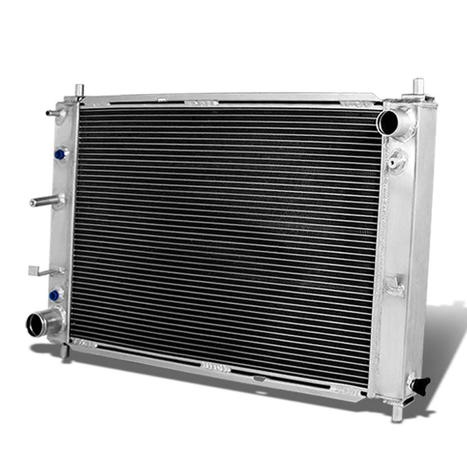 D-Motoring - Radiator - Inlet/Outlet: 1.50 / 1.75 - 3-Row - Aluminum - Ford Mustang V8/V6 AT Auto - 1