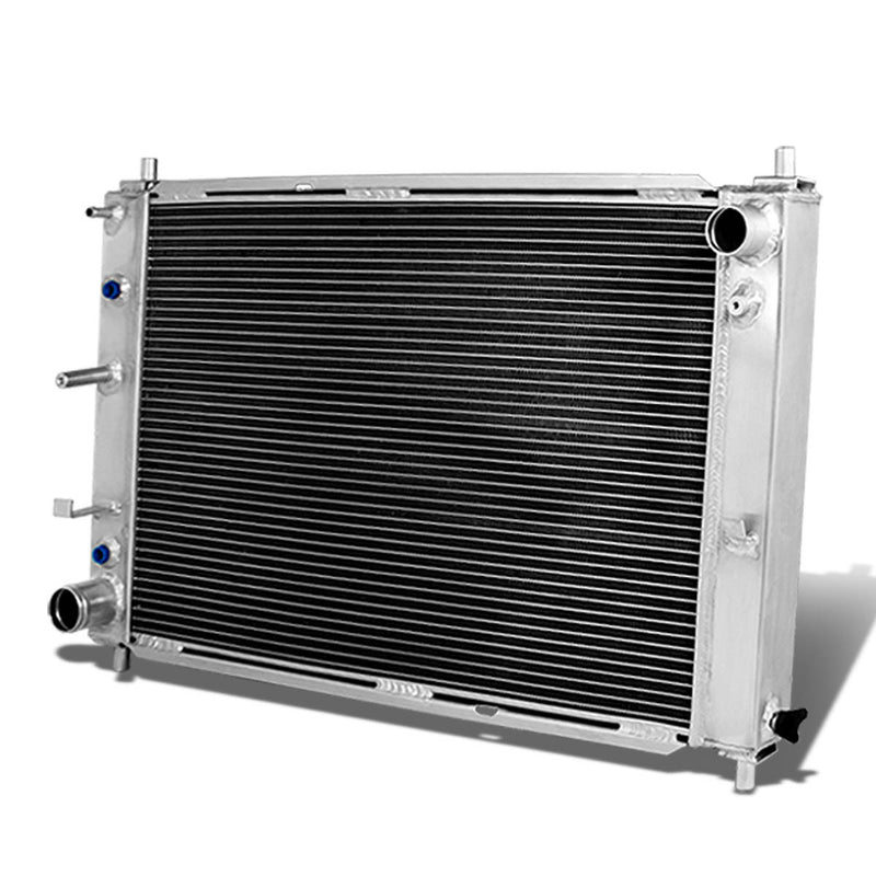 D-Motoring - Radiator - Inlet/Outlet: 1.50 / 1.75 - 3-Row - Aluminum - Ford Mustang V8/V6 AT Auto - 1