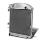 D-Motoring - Radiator - Inlet/Outlet: 1.50 / 1.75 - 2-Row - Aluminum - 24-27 Ford Model T - 1