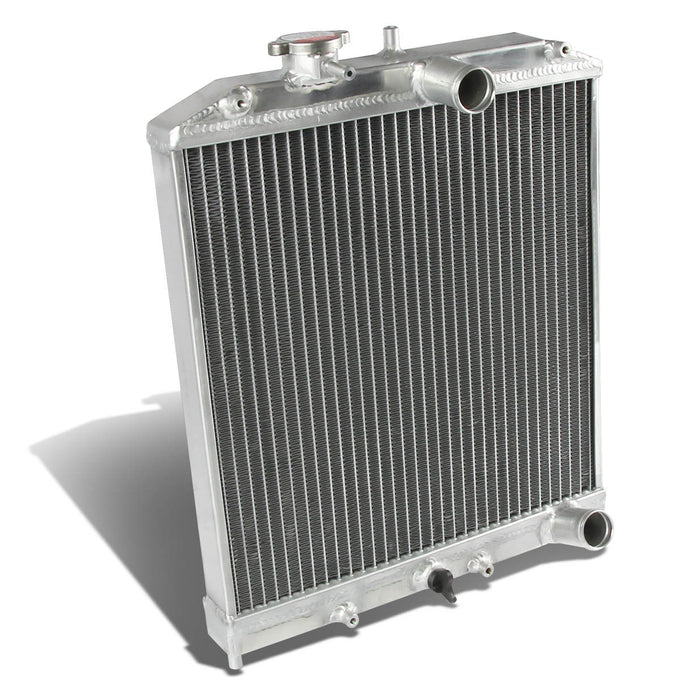 D-Motoring - Radiator - Inlet/Outlet: 1.25 / 1.25 - 2-Row - Aluminum - Honda Civic / 93-97 Del Sol / 94-01 Acura Integra - 3